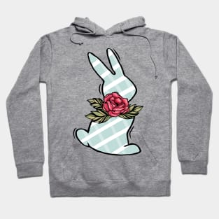 Floral Bunny Rabbit Hoodie